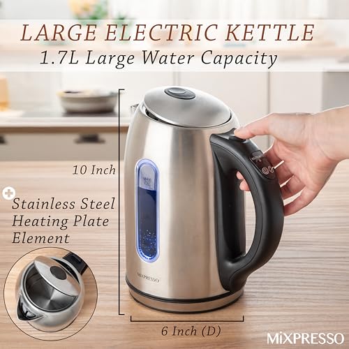 Stainless Steel Electric Kettle Temperature Control