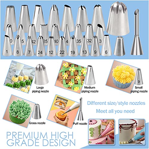 Piping Bags and Tips Set
