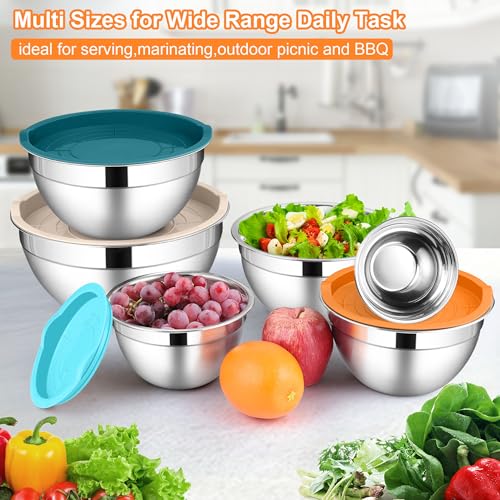 Mixing Bowls with Lids Set (6 Count)