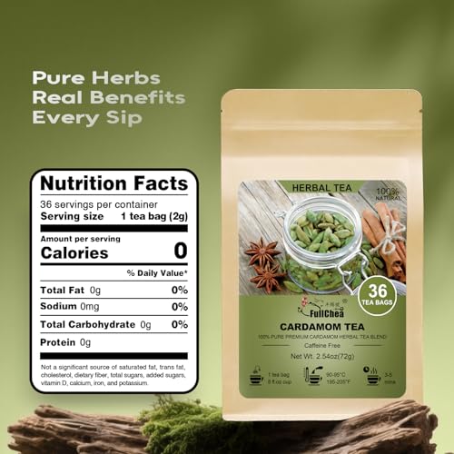 Cardamom Cinnamon Tea Bags (36 Count)