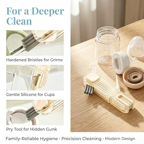 4 in 1 Cup Lid Gap Cleaning Brush