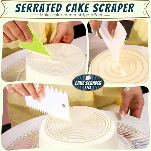 7 Pcs Cake Scraper