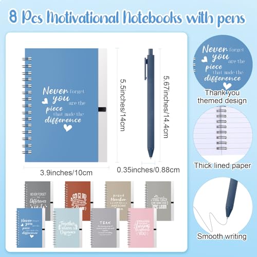 8 Set Employee Appreciation Gifts for Coworker (8 Count)
