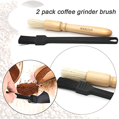 2 Pack Coffee Grinder Cleaning Brush