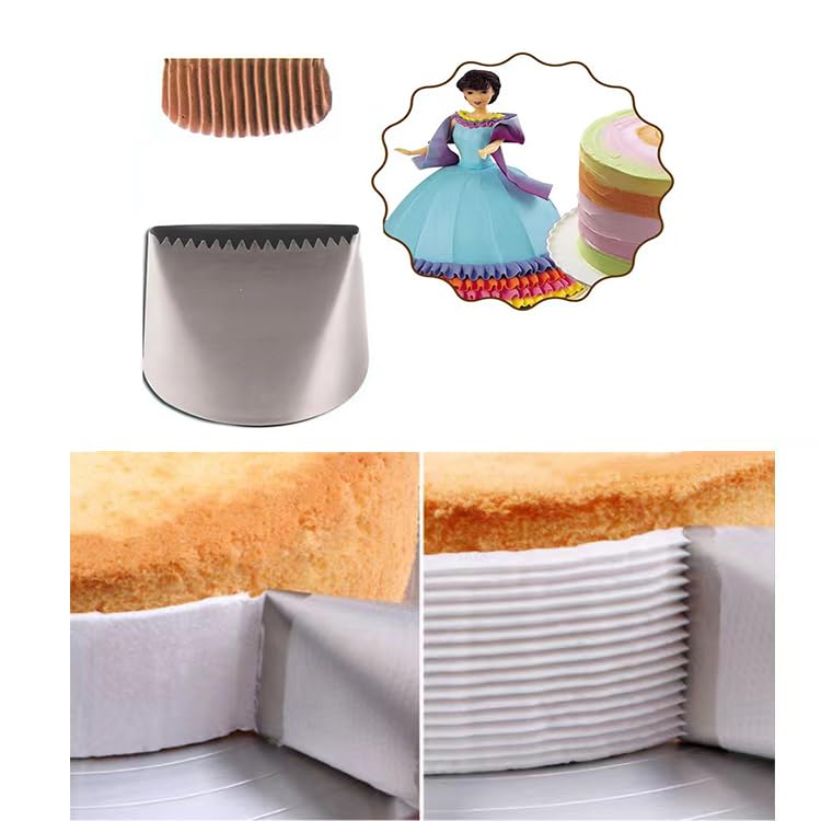 Half Row Braided Flower Piping Tips Set (6 Count)