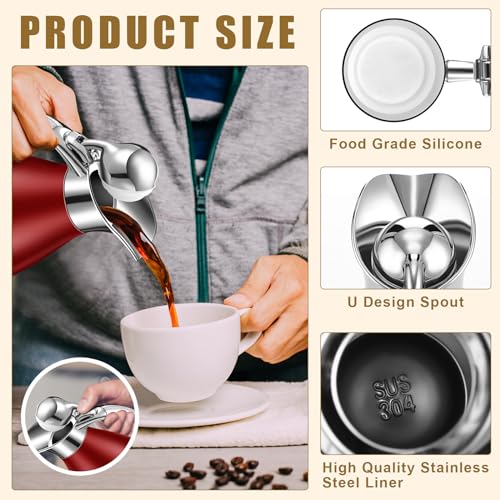2 Pcs 68oz Thermal Coffee Carafe for Keeping Hot (2 Count)