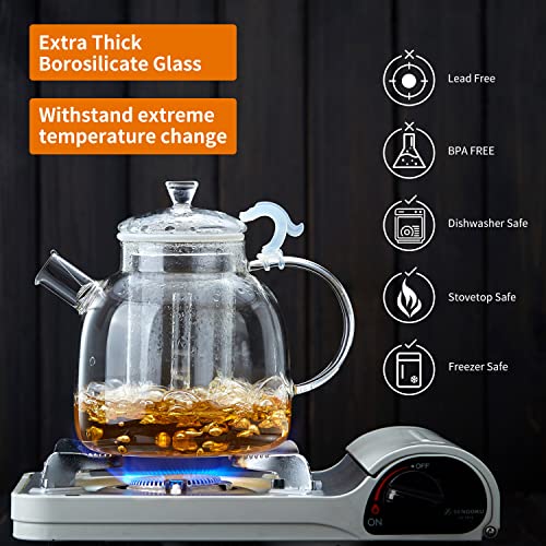 68OZ Glass Teapot
