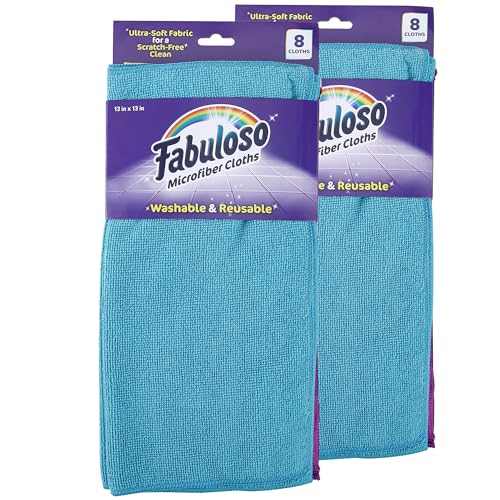 Microfiber Cleaning Cloths for Home & Car (16 Count)