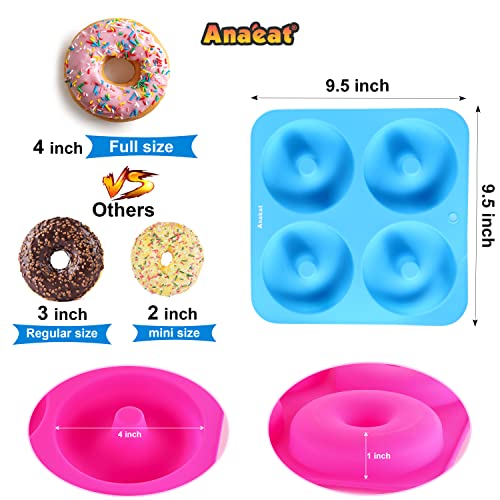 Full Size Donut Baking Pans 3 Pack (3 Count)