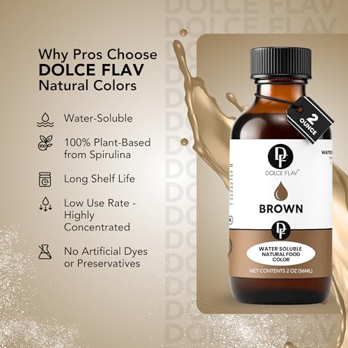 Natural Brown Food Coloring from Caramel