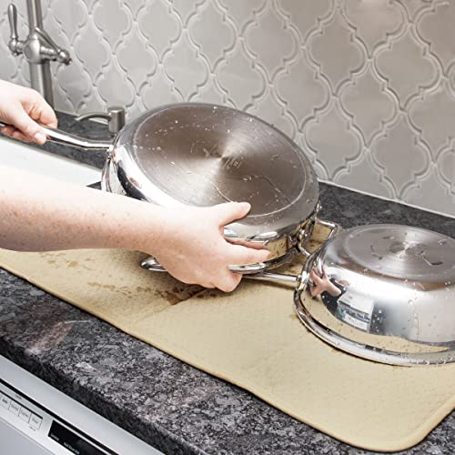 Premium Reversible Dish Drying Mat for Kitchen