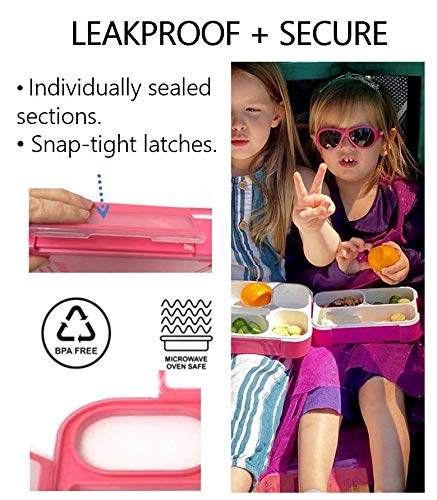 Small Snack Box Container for Kids Toddlers (2 Count)