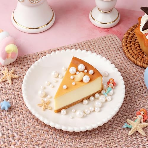 White Pearl Sprinkles for Cake Decorating (4.6 Ounce)