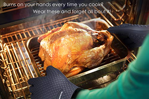 XL Silicone Smoker BBQ Gloves (2 Count)