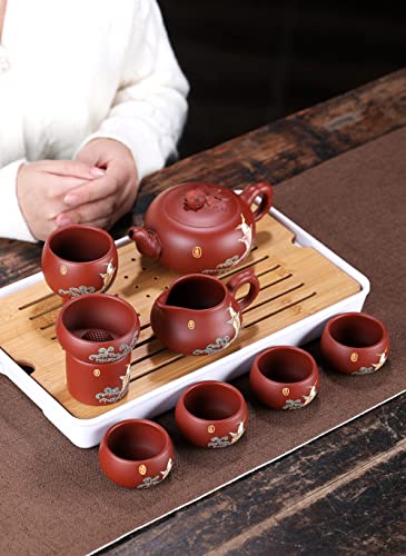 Chinese Yixing Zisha Teapot Set