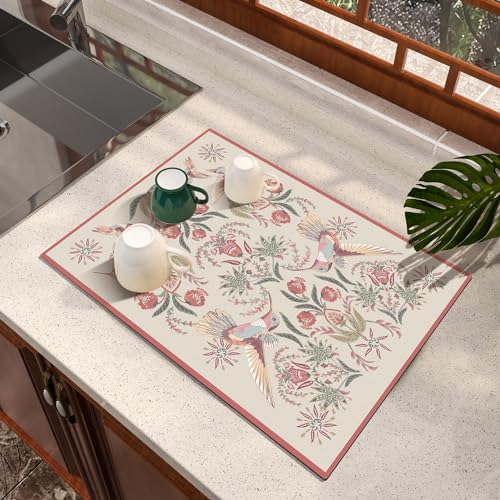 Dish Drying Mat Absorbent Diatomite Soft Coffee Mat