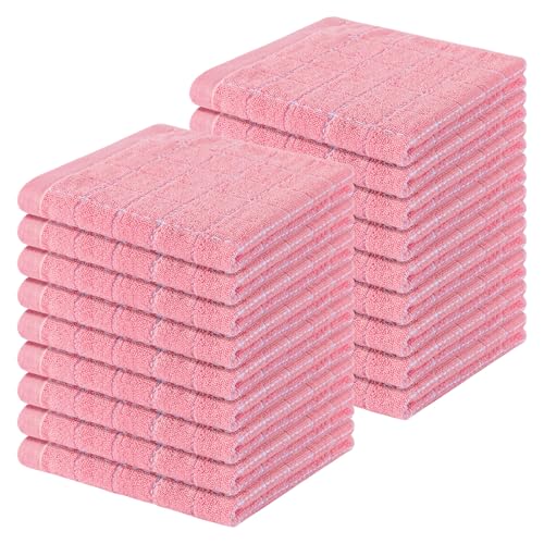 100% Cotton Terry Kitchen Dish Cloths (18 Count)