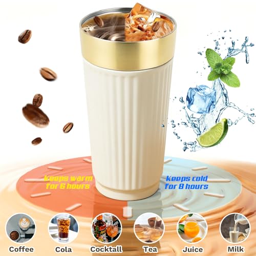 Vacuum Insulated Stainless Steel Travel Coffee Mug