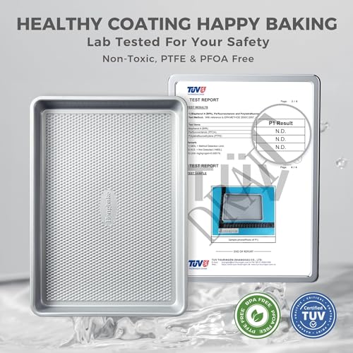 Naturally Non Toxic Baking Sheet Pan Set of 3 (3 Count)