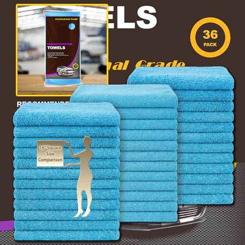 Assorted Color Microfiber Towels (36 Count)