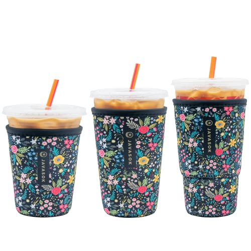 JavaSok Iced Coffee & Cold Soda Insulated Neoprene Cup Sleeve