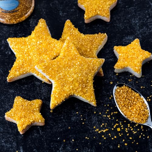 Gold Decorating Sugar (5.11 Ounce)
