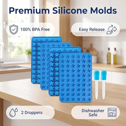 Star Gummy Candy Molds (4 Count)