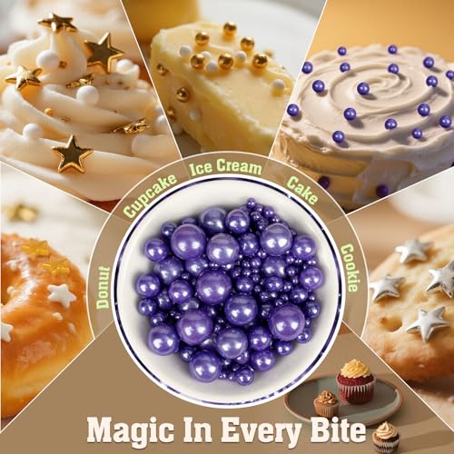 Purple Sprinkles 130g (4.58 Ounce)