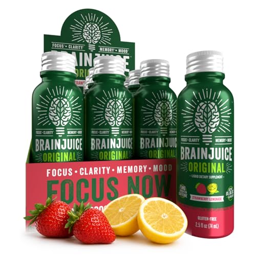 Strawberry Lemonade Nootropic Supplement Shot (30 Fl Oz)