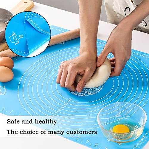 Silicone Baking Mat for Pastry Rolling Dough with Measurements