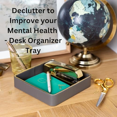 Leather Catchall Valet Tray for Men