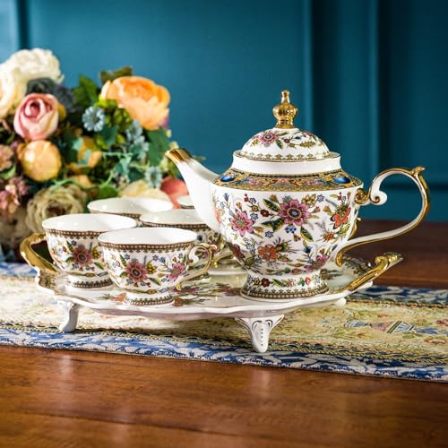 Fine Bone China Tea Set (13 Count)
