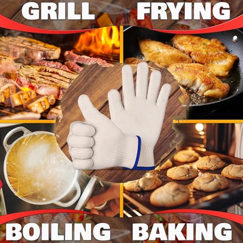 Heat Resistant Cooking Gloves for Indoor and Outdoor Use