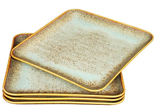 Ceramic Dinner Plates Dish Set (4 Count)