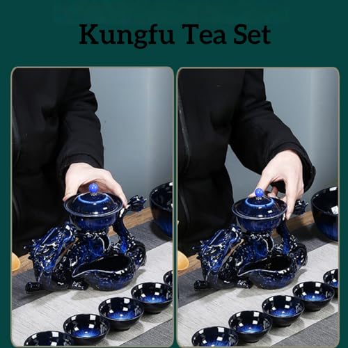 Chinese Gongfu Tea Set Ceramic Teapot with Infuser