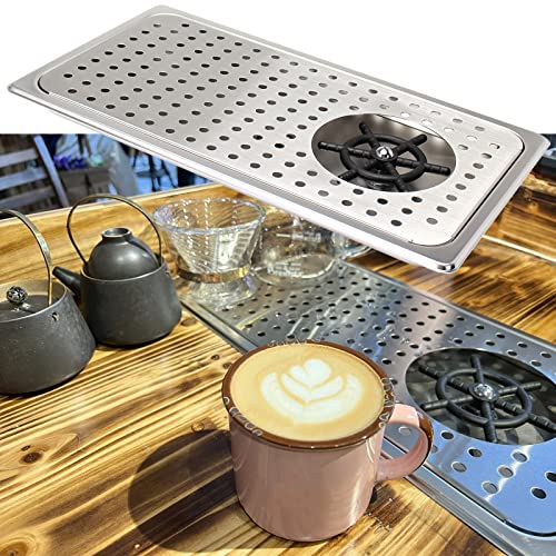 Glass Rinser Stainless Steel Espresso Cup Pitcher Rinser Sink with Spray