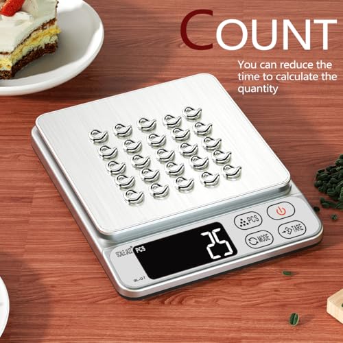 Mini Scale 6.6lb Scale for Grams (7 Count)