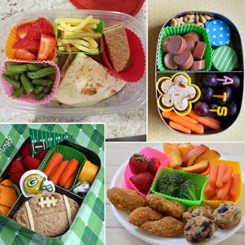 40 Pcs Silicone Lunch Box Dividers (40 Count)