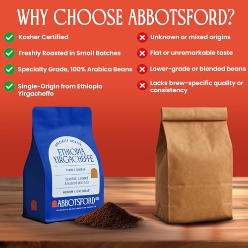 Ethiopia Yirgacheffe Ground Coffee (12 Ounce)