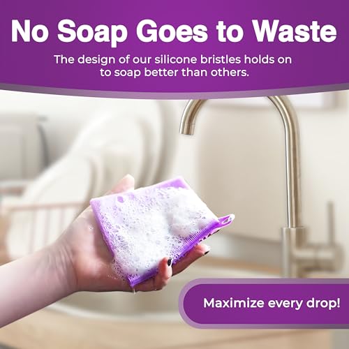 Silicone Dish Scrubber Sponges