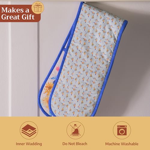 Double Oven Mitts 100% Cotton Double Oven Glove