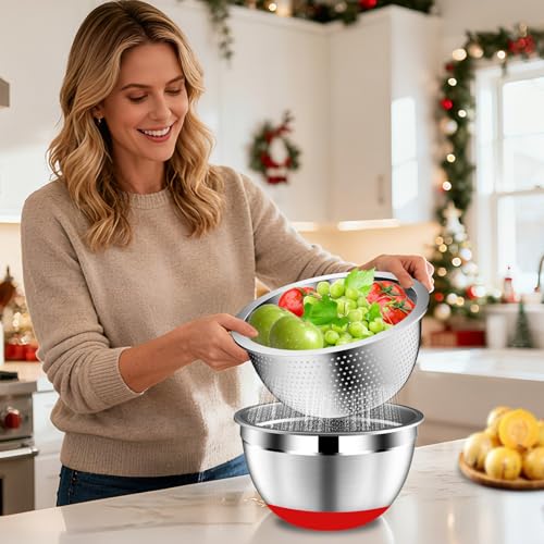 Mixing Bowls with Lids Set (16 Count)