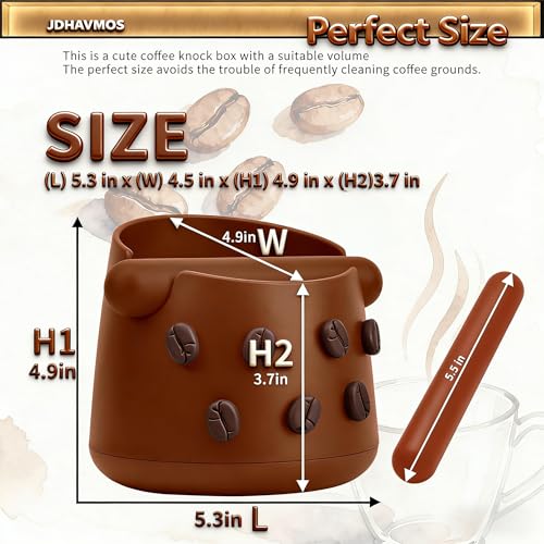 5 Inch Espresso Knock Box