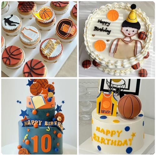 Basketball Silicone Molds Sports Theme Fondant Mold Set Of 3