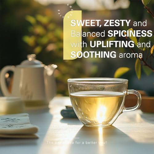 Lemon Ginger Herbal Tea Bags 100 Count