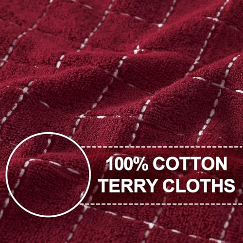 100% Cotton Terry Kitchen Towels (4 Count)