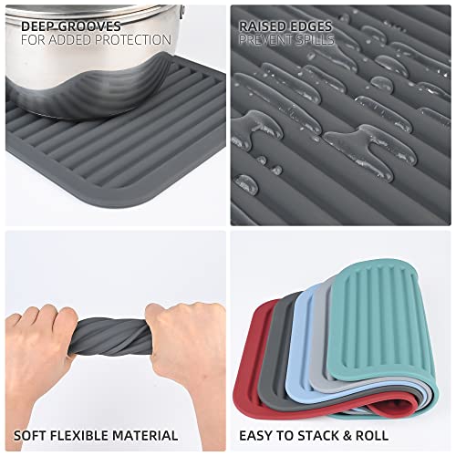 Silicone Trivet Mat for Hot Pots and Pans (2 Count)