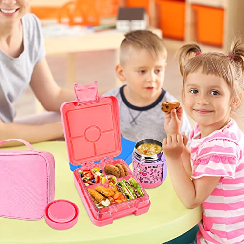 Bento Lunch Box Set With 10oz Soup Thermo