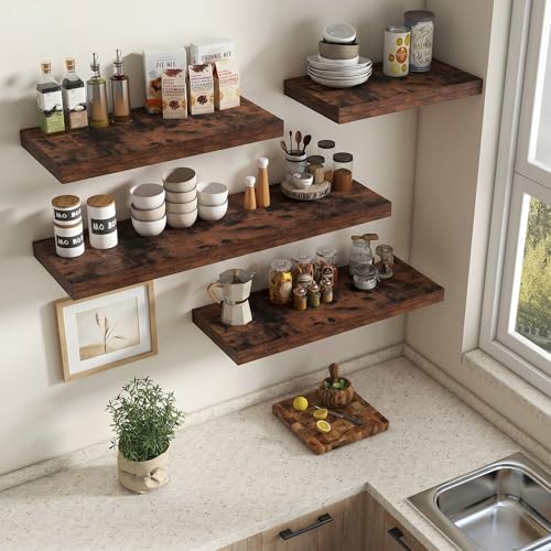 Deep Floating Shelves 40x12” Set of 2 (2 Count)