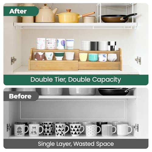 Coffee Mug Cup Holder Rack for Cabinets Countertop